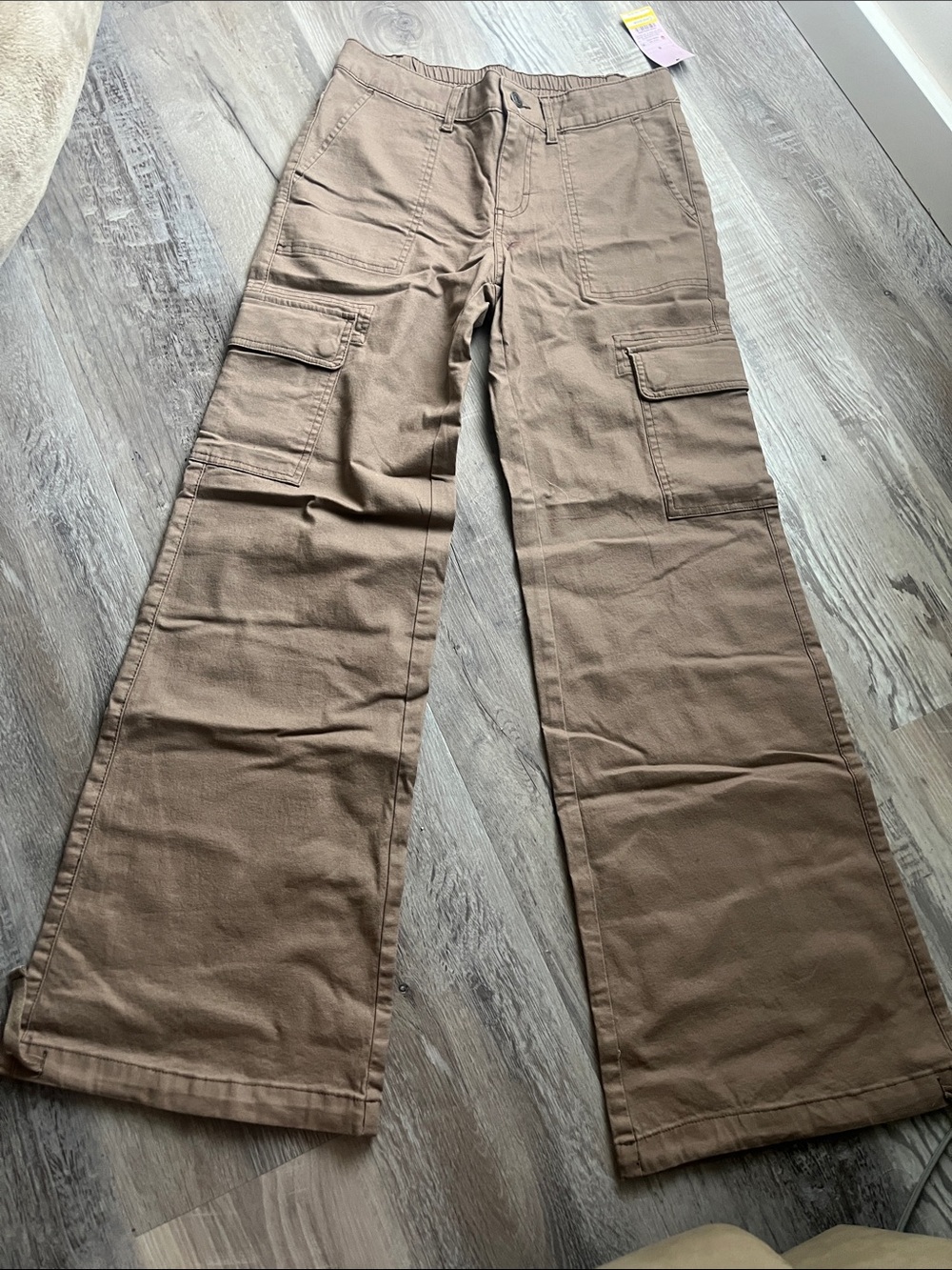wild fable brown Wide-Leg Cargo Pants - Picture 1 of 8